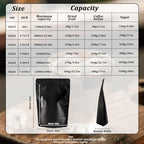 100 Pack Stand Up Bags, Reusable, Plastic, Zipper Closure, Black, 5.9x8.6 Inch, Rectangular, Smell Proof, Waterproof, Food Storage Bags