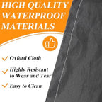 Wheelchair Cover, Electric Wheelchair Cover Waterproof , Waterproof Mobility Scooter Slipcover, Protector from Dust Dirt Snow Rain Sun Rays, Rolling Walker (46.4 x 28.3 x 47.2 inch)