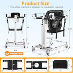 Upgrade Electric Transfer Lift - Foldable Patient Lift Transfer Chair for Car- Handicap Lift Shower Chair, Bathroom Wheelchairs Transfer Chairs for Seniors, Adults & Disabled