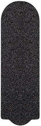 ForPro Professional Collection Stainless Steel Pedi File Refill, 80 Grit, Black, EZ-Strip Peel Pedicure Refill Pads, 1.25” W x 4” L, 50-Count