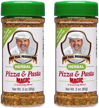 Chef Paul Prudhomme’s Herbal Pizza and Pasta Magic Seasoning Blend 3.0 OZ.