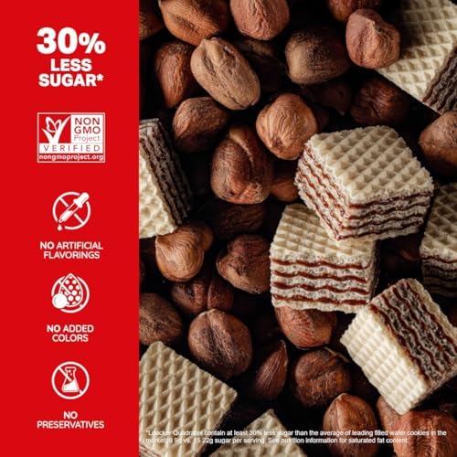 Loacker Quadratini Wafer Hazlenutx, 250g