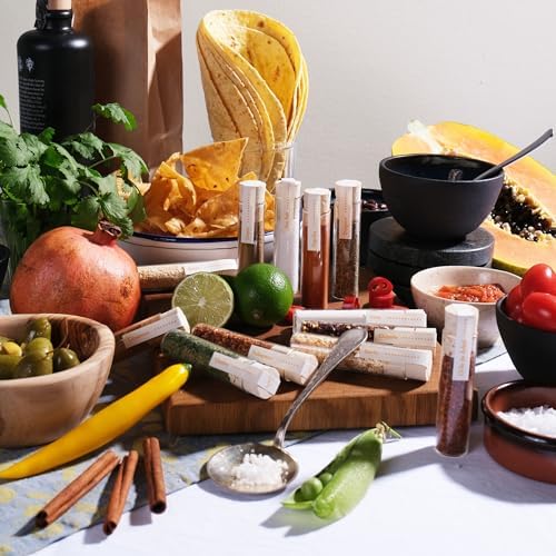 Craftly 12 Mexican Spices Gift Set | Mexican Seasoning Gift Set for Cooking - Perfect for Tacos, Fajitas and More | Birthday Gift for Him & Her | Gift set for Men, Women