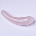 Natural Rose Quartz Crystal Massage Wand, 7 Inches, Pink,Healing Stone