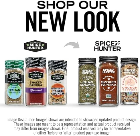 The Spice Hunter Pepper, Garlic Blend, 2.4-Ounce Jar