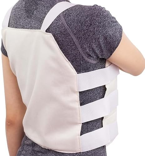 Wokyo Sternum and Thorax Support Chest Brace, Breathable Rib Belt for Sore or Bruised Ribs Support Injuries (Medium)