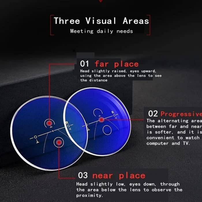 Far and Near Dual-Use Reading Glasses, 2025 New Sapphire High Hardness Anti-Blue Progressive Glasses