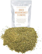 Dried Meadowsweet Flowers - Ingredients: 100% Natural Mead Wort Flowers, Dried (Filipendula Ulmaria) - Origin: Poland - Net Weight: 1.23oz/35 grams