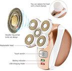 Women's Electric Shaver Replacement Heads : 5 Legs Hair Removal Razor Replacement Heads 4D Floating Heads Replacement Blades for Women