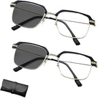 OKLJ Smart Zoom Reading Glasses Distance&near Progressive Multi-focus, Automatic Adjustment Eye Glass for Men & Women