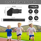 2 Pairs Kids Ankle Brace Set, Children Foot Support Stabilizer Wraps Protector Guard, Ankle Support Elastic Kids Compression Socks, for Plantar Fasciitis, Swelling, Injury Recovery