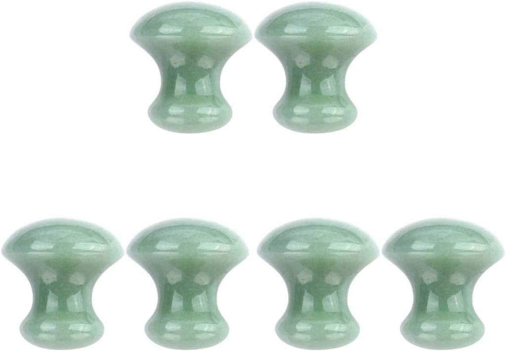 FRCOLOR 6pcs Compress Crystal Massage Scraping Woman Care for Massaging Meditation Shaped Cold Trigger Gua Beauty Ers Man, Mushroom Skin Eyes Health Boards Eye Face