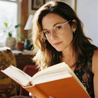 OCCI CHIARI 1.5 Reading Glasses Women Blue Light Blocking Anti Glare Computer Readers for Petite Face Pink Frames