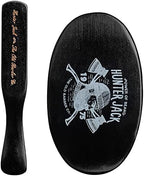 Beard Brush for Men - Natural Boar Bristle Beard Brush Kit - Soft Small Mustache Brush for Men - Premium Travel Grooming Set by Hunter Jack