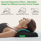 Acupressure Mat and Pillow Set - Full Body Pro Kit for Stress Relief, Muscle Relaxation & Pain Relief - Natural Eco-Friendly Linen & Coconut Fiber Mat - Includes Carrying Bag (Black)
