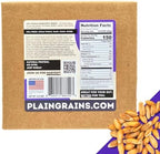 PlainGrains. The Natural Way | 5.5 LB Dry Spelt Wheat Berries | 14.5% Protein by Volume | Uncooked, Unground, Whole Grain | Single Box