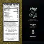 ONE IN A MILL Premium Za’atar Zaatar Spice Blend | Authentic Herb & Sesame Seasoning Mix | Freshly Blended, All-Natural Ingredients | No Preservatives | Rich Aroma & Bold Flavor 14.1-ounce Jar
