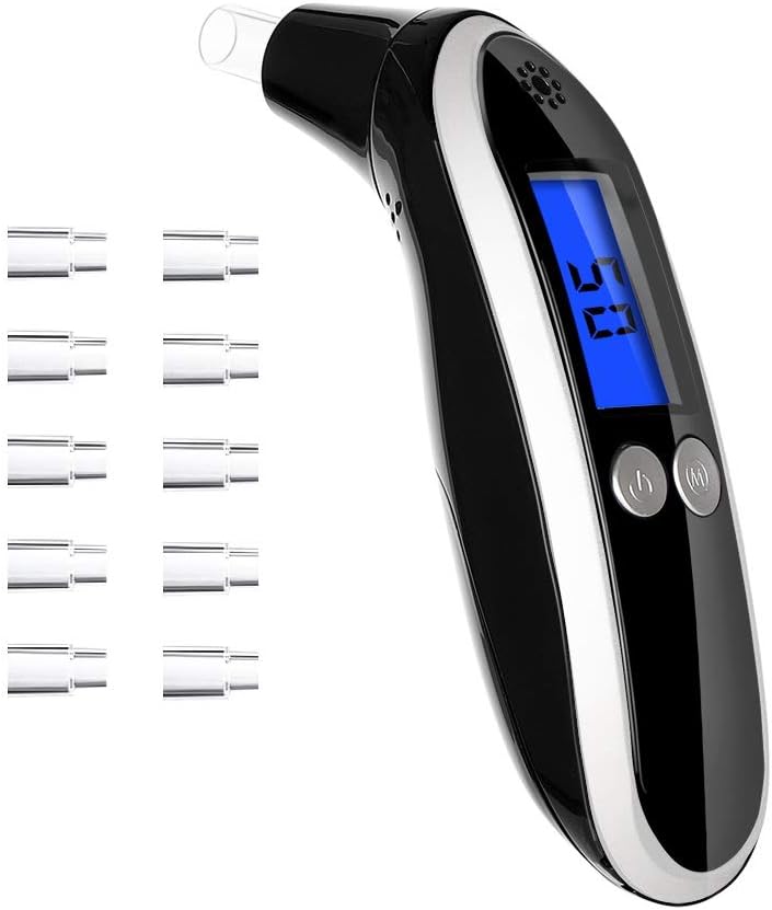 Keto Breath Meter, Tracing Diet Ketosis Status, Keto Breath Analyzer with 10 Mouthpieces