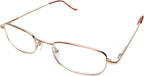 Calabria Telben Designer Metal Oval Reading Glasses Gold Tortoise Havana Men Women Trendy Readers Stylish Modern Eyeglasses