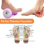 BESKAR Foot Massager Roller for Plantar Fasciitis Relief, Portable Feet Roller to Deep Tissue Muscle Massage, Foot Arch and Heel Pain, Reflexology Tool
