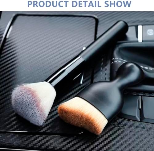 3 Pack Exquisite Microfiber Duster Brushes, Feather Duster,Car Interior Cleaning Brush - Cleaning Tool Efficient Dust Removal for Car Interior, Computers, Keyboards, Photo Frames, Digital Devices
