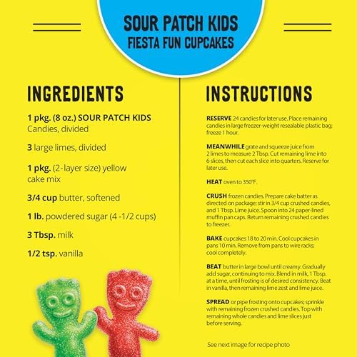 SOUR PATCH KIDS Soft & Chewy Gummy Candy, Bulk Candy, 5 lb