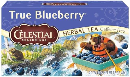 Celestial Seasonings Herb Tea True Blueberry 20 Bag (Pack of 2)