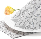 Papstar Royal Collection Grey Napkins 40 cm x 40 cm, Pack of 50