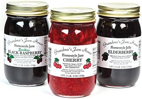 Grandma’s Jam House, Homestyle Rhubarb Jam , 1 pint (1 jar)