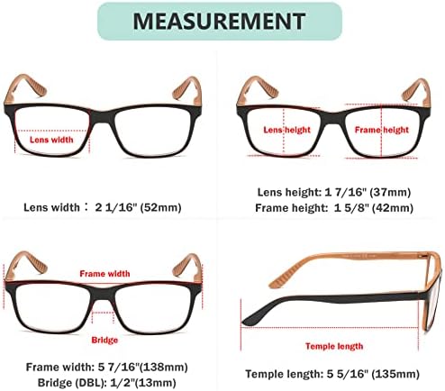 Eyekepper Transition Photochromic Reading Glasses for Women and Men Brown +3.50