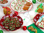 Christmas Sprinkles Bulk - 2.2 LB - Xmas Tree Jimmies - Red, Green & White Confetti for Dessert Decorating - Holiday Baking Toppings for Gingerbread, Cupcakes, Cookies, Cake Pops