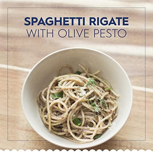 Barilla Spaghetti Rigati Pasta, 16 oz. Box (Pack of 20) - Non-GMO, Made with Durum Wheat Semolina - Kosher Certified