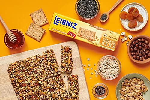 LEIBNIZ Crispy Spelt Biscuits 100% Spelt Flour Free Palm Oil (1 x 190g)