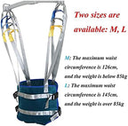 Assisted Walking Harness,Patient Lift Sling for Home,Patient Assisted Walking Sitting Vertical Strap Spreader,Adjustable Waist Design,for Rehabilitation Transfer Pads Training Sling,Large