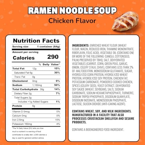 Maruchan Instant Lunch Chicken Flavor, 2.25 Ounce (Pack of 12) (4178990121)