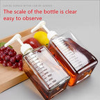 2PCS 1600ml Maple Syrup and Honey Dispenser ,Syrup Pump Dispenser - Sauce Pump Dispenser - Honey Pump Dispenser Bottle Scale - Suitable for most liquid use at home