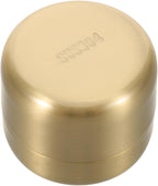 FOMIYES Stainless Steel Pill Holder Waterproof Round Metal Medicine Storage Box Medium Size Airtight Pocket Container for Travel Daily Medication Organizer