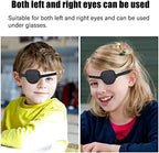 Eye Patches for Adults，2 Pcs Medical Eye Patches for Amblyopia Lazy Eye Patches for Left or Right Eyes，Black 3D Adjustable Eyepatch (Black)