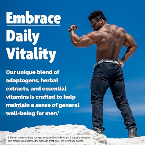 Testosterone Booster Supplement for Men - Male Enhancing Test Boost - Ashwagandha, Tongkat Ali, Rhodiola, Tribulus, Vitamin D3, B6, B12 - Workout, Muscle Builder, Strength, Energy, Performance - 120ct