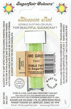 Sugarflair LIME GREEN Blossom Tint Edible Food Colouring Colour Dust Powder