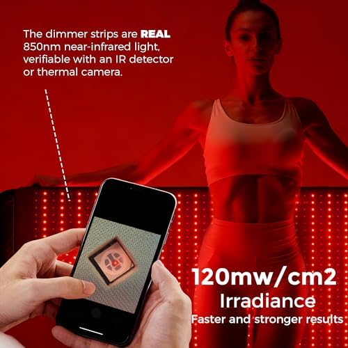 Infrared Red Light Therapy Full Body Mat - 2052 pcs Professional SMD LED Chips - 660nm&850nm Wavelengths, Pain Relief, Enhances Recovery, Whole Body Care, Sleep Improvement & Energy Boost