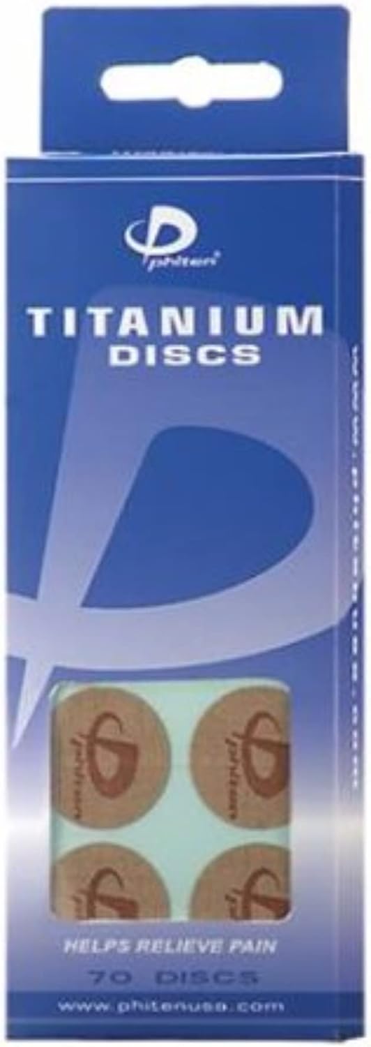 Phiten Titanium Discs (70 Discs) (Pack of 2)
