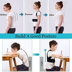 Lexniush Professional Posture Corrector for Kids and Teens, Effective Upper Back Posture Brace for Teenagers Boys Girls Spinal Support to Improves Slouch, Prevent Humpback, Relieve Back Pain