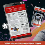 Astronaut Foods Freeze-Dried Ice Cream Sandwich, NASA Space Dessert, Neapolitan, 6 Count