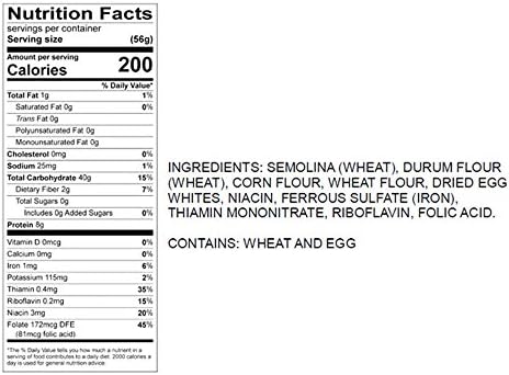 Egg Noodle Substitute Fine 12 Oz