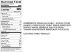 Egg Noodle Substitute Fine 12 Oz