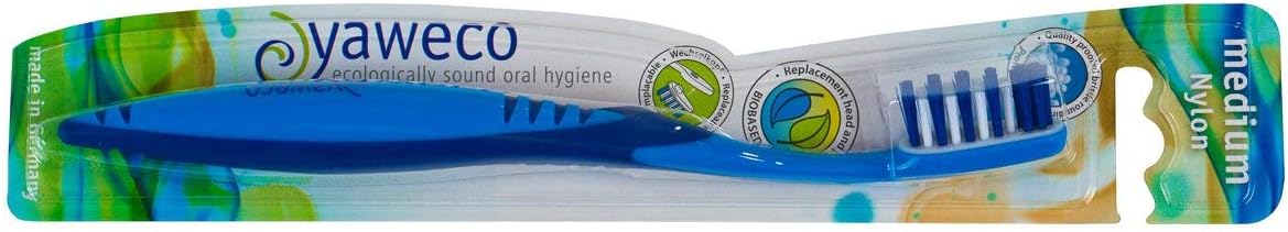 Yaweco Soft Nylon Biobased Toothbrush, 1 EA