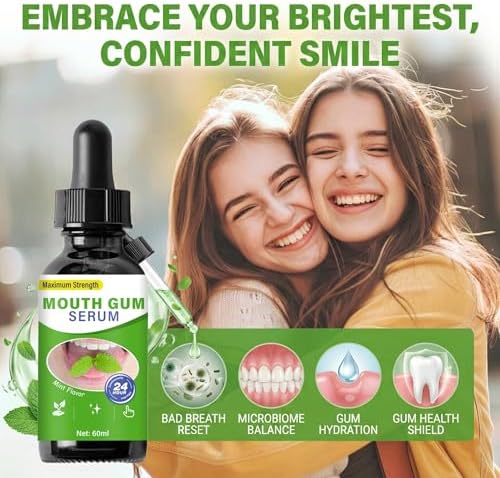 Gum Restore Drops - Advanced Repair for Receding Gums and Bad Breath, 2 Fl Oz