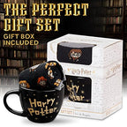 Harry Potter Gifts Mug & Socks Gift Set for Women Teens US Size 4-9, Tea & Coffee Ceramic Mug & Soft Calf Socks Set (4/9 US)