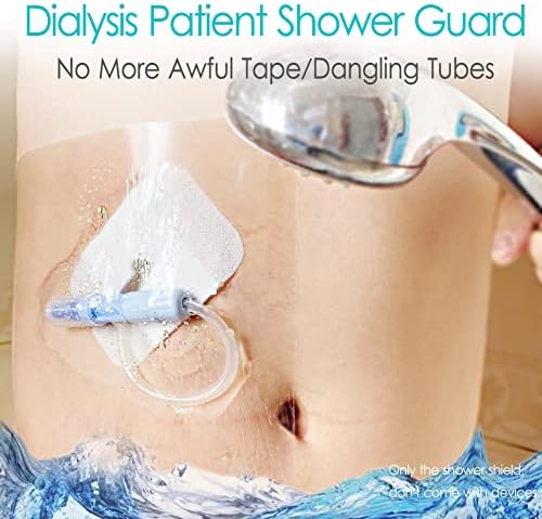 Waterproof Shower Protector Bandage 10x12 inch for Large Port Surgery Incisions Guard Tattoo Second Skin Healing Aftercare Cover Bath Patch Transparent Film Clear Adhesive Wounds Dressing (Pack of 25)